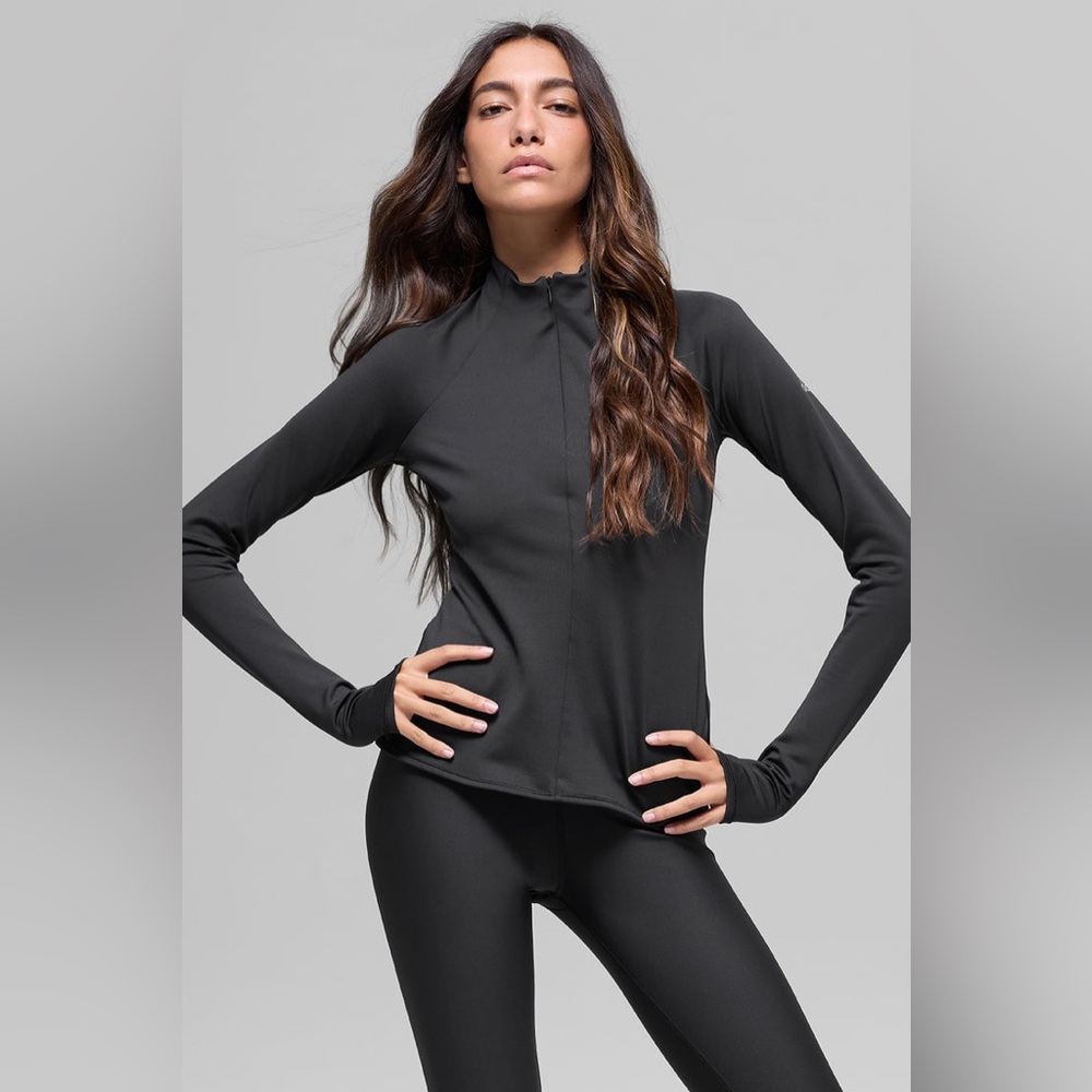 Alo Airlift Winter Warm 1/4 Zip Long Sleeve